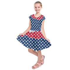 Illustrations Stars Kids  Short Sleeve Dress