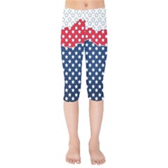 Illustrations Stars Kids  Capri Leggings 