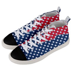 Illustrations Stars Men s Mid-top Canvas Sneakers