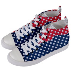 Illustrations Stars Women s Mid-top Canvas Sneakers by Alisyart