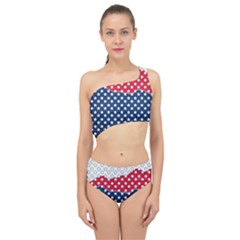 Illustrations Stars Spliced Up Two Piece Swimsuit