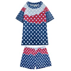 Illustrations Stars Kids  Swim T-shirt And Shorts Set