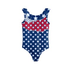 Illustrations Stars Kids  Frill Swimsuit