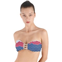 Illustrations Stars Twist Bandeau Bikini Top