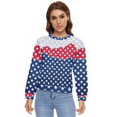 Illustrations Stars Women s Long Sleeve Raglan T-shirt