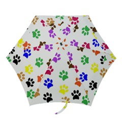 Pawprints Paw Prints Paw Animal Mini Folding Umbrellas