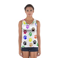 Pawprints Paw Prints Paw Animal Sport Tank Top 