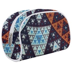 Fractal Triangle Geometric Abstract Pattern Make Up Case (medium)