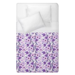 Purple Flowers 001 Duvet Cover (single Size)