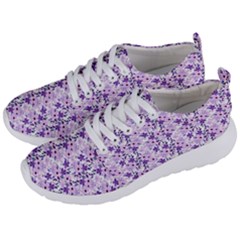 Purple Flowers 001 Men s Lightweight Sports Shoes