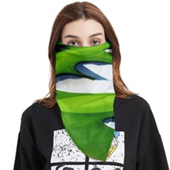 Golf Course Par Green Face Covering Bandana (triangle)