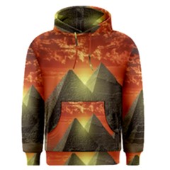 Pyramids Egypt Monument Landmark Sunrise Sunset Egyptian Men s Core Hoodie