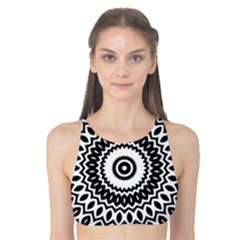 Circular Concentric Radial Symmetry Abstract Tank Bikini Top by Proyonanggan