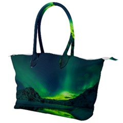 Iceland Aurora Borealis Canvas Shoulder Bag