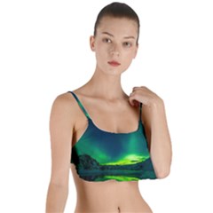 Iceland Aurora Borealis Layered Top Bikini Top 