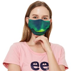 Iceland Aurora Borealis Fitted Cloth Face Mask (adult)