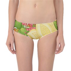 Pattern Texture Leaves Classic Bikini Bottoms