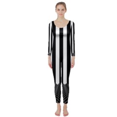 Stripes Geometric Pattern Digital Art Art Abstract Abstract Art Long Sleeve Catsuit