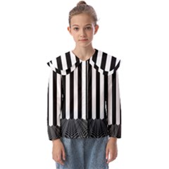 Stripes Geometric Pattern Digital Art Art Abstract Abstract Art Kids  Peter Pan Collar Blouse