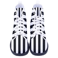 Stripes Geometric Pattern Digital Art Art Abstract Abstract Art Kid s High-top Canvas Sneakers