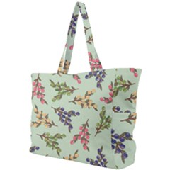 Berries Flowers Pattern Print Simple Shoulder Bag