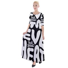 1716746617315 Half Sleeves Maxi Dress