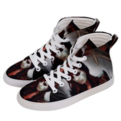 Melancholy Autumn Men s Hi-top Skate Sneakers