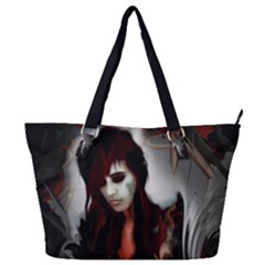 Melancholy Autumn Full Print Shoulder Bag