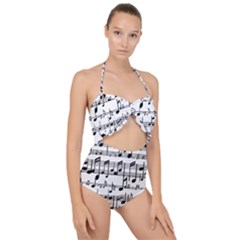 Harmonize Your Soul Scallop Top Cut Out Swimsuit