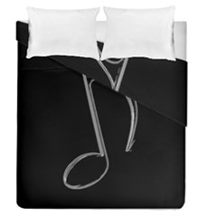 Eighth Note 8e245177-3b01-46c5-8203-b2dfeddb6d62 Duvet Cover Double Side (queen Size)