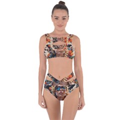 Colorful Model Bandaged Up Bikini Set  by Sparkle