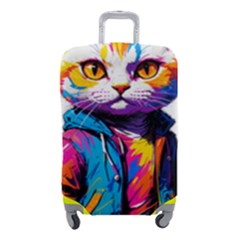 Wild Cat Luggage Cover (small)