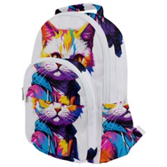 Wild Cat Rounded Multi Pocket Backpack