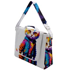 Wild Cat Box Up Messenger Bag by Sosodesigns19