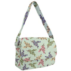 Berries Flowers Pattern Print Courier Bag