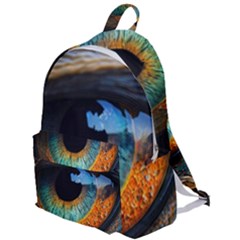 Eye Bird Feathers Vibrant The Plain Backpack