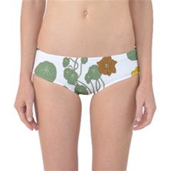 Nasturtium Flowers Plant Leaves Classic Bikini Bottoms