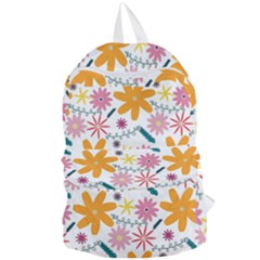 Pattern Background Vintage Floral Foldable Lightweight Backpack