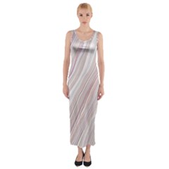 Marble Texture Marble Painting Fitted Maxi Dress