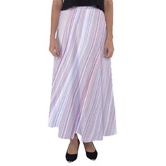 Marble Texture Marble Painting Flared Maxi Skirt