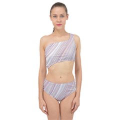 Marble Texture Marble Painting Spliced Up Two Piece Swimsuit