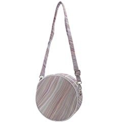 Marble Texture Marble Painting Crossbody Circle Bag