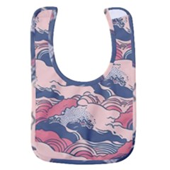 Waves Ocean Sea Water Pattern Rough Seas Digital Art Nature Nautical Baby Bib