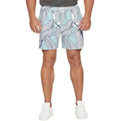 Tropical Flower Seamless Pattern Men s Runner Shorts