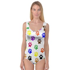 Pawprints Paw Prints Paw Animal Princess Tank Leotard 