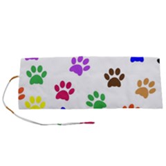 Pawprints Paw Prints Paw Animal Roll Up Canvas Pencil Holder (s)