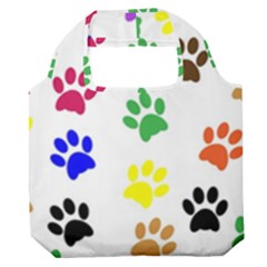 Pawprints Paw Prints Paw Animal Premium Foldable Grocery Recycle Bag