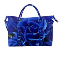 Blue Roses Flowers Plant Romance Blossom Bloom Nature Flora Petals Carry-on Travel Shoulder Bag