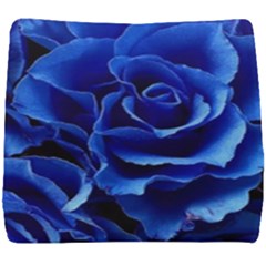 Blue Roses Flowers Plant Romance Blossom Bloom Nature Flora Petals Seat Cushion