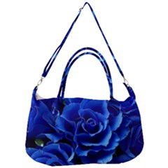 Blue Roses Flowers Plant Romance Blossom Bloom Nature Flora Petals Removable Strap Handbag